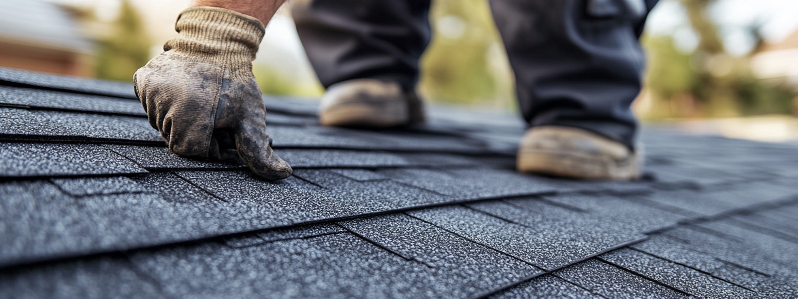 Ja-Mar roofing crew performing professional roof repair on Austin home